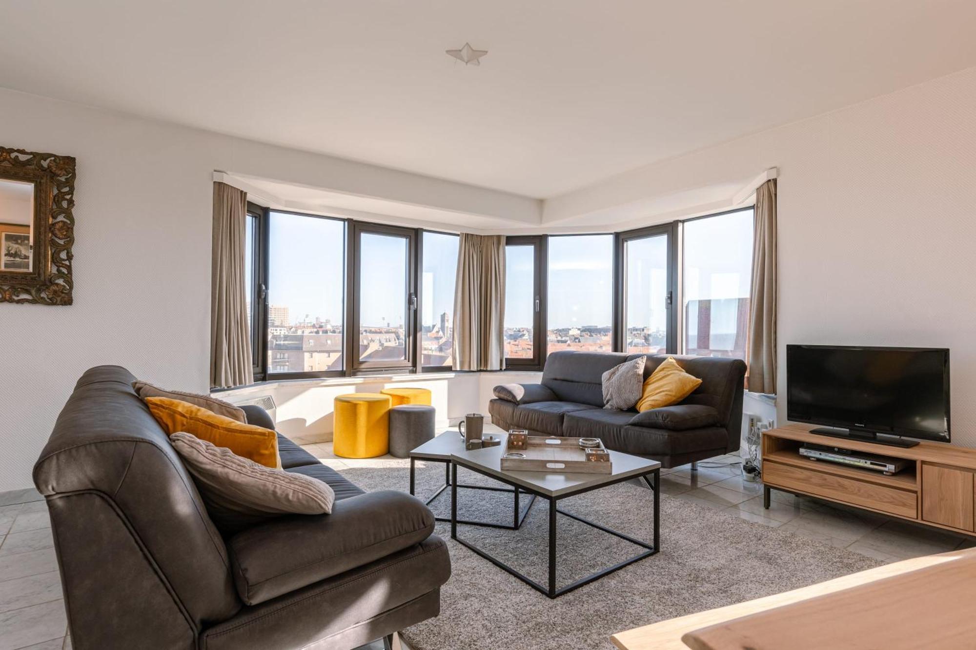 Huswell - Spacious & Modern Sea View Apartment With Garage Oostende Exteriör bild