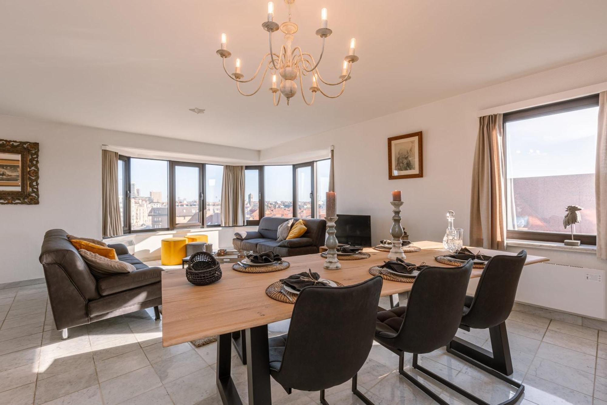 Huswell - Spacious & Modern Sea View Apartment With Garage Oostende Exteriör bild
